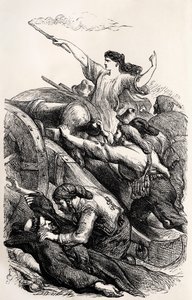 Lord Byron-illustrasjon av en scene fra diktet 