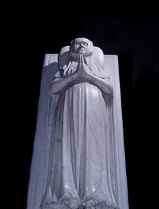 Løgn av nonnen Blanche de France (1313-1358). Skulptur av graven laget i 1393. Basilica of Saint Denis. Saint Denis av Unknown artist