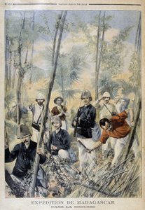 Madagaskar-ekspedisjonen: i bushen - i "" Le Petit Journal", august 1895 av Unknown artist