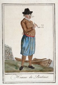 Mann fra Brabant (Belgia). av Unknown artist