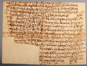manuskript. Brev nr. 7 til munkene i Beas de Segura. Papir. Del 2. 18. november 1585. av Unknown artist