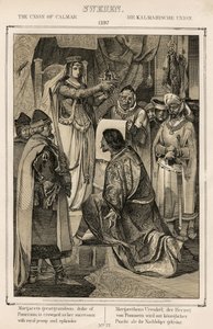 Margaret 1 av Danmark, Norge og Sverige (1353-1412) - Union of Kalmar (Calmar) 1397 - Union of Kalmar av Anonymous av Unknown artist