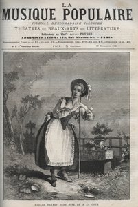 Marie Justine Benoite Duronceray (Madame Favart) in “” Ninette a la cour ou le Caprice amoureux”” - comedy in three acts and verse, melee d