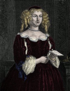 Marie de Rabutin-Chantal (Rabutin Chantal), markis av Sevigne kjent som Madame de Sevigne (1626-1696). Gravering av 1862 i "" The Queens of the World"" av våre første forfattere. Bok utgitt under ledelse av J. G. D. ARMENGAUD. av Unknown artist