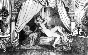 Marinette - i "History of my life"" av Casanova. Bruxelles 1872. av Unknown artist