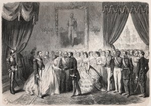 Ekteskap med marskalk Francois Achille Bazaine (Francois-Achille av Unknown artist