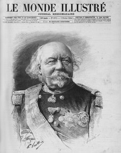 Marshal Canrobert (1809 - 1895). Announced his death on January 24 av Unknown artist