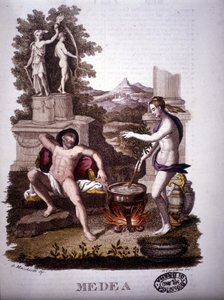 Medea - i mytologisk ordbok av Unknown artist