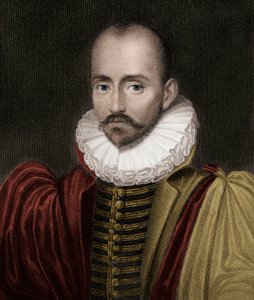 Michel Eyquem de Montaigne 1533-1592 - gravering - 1800-tallet av Unknown artist