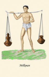 Melkemannen av Unknown Artist