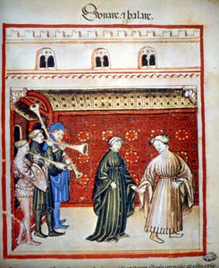 Musikere og dansere, -i "Tacunum Sanitatis" av Unknown artist