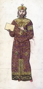 Nicephorus III Botaneiates eller Botaniate (bysantinsk keiser fra 1078 til 1081) av Unknown artist