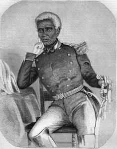 Nicolas Fabre Geffard President of the Republic of Haiti between 1859-1867. av Unknown artist