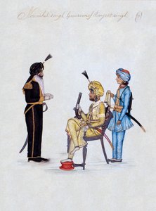 "Nounihal Singh barnebarn av Ranjeet Singh" av Unknown artist