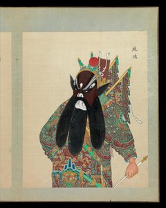 Hundert Porträts von Peking-Opernfiguren, spätes 19. - frühes 20. Jahrhundert von Unknown Artist