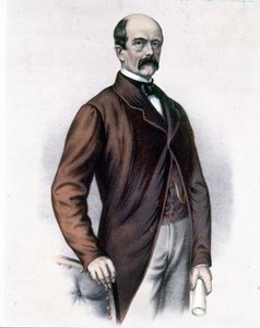 Otto, prins von Bismarck (1815 - 1898), tysk statsmann. av Unknown artist