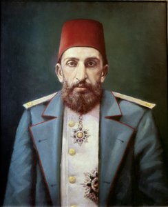 Det osmanske riket: Portrett av Sultan Abdulhamid II (oljemaleri) av Unknown Artist