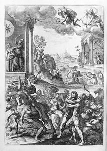 Ovid (Ovidius) - illustrasjon til bok 15 - (P. Ovids Metamorphoses of the Night av Unknown artist