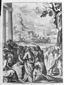 Ovid (Ovidius) - illustrasjon til bok 15 - (P. Ovids Metamorphoses of the Night av Unknown artist