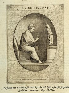 P. Virgil S. Maro i " "Patterns of Cameos or Stone" av Unknown artist