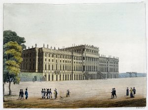 Schönbrunn-palasset på 1800-tallet av Unknown artist