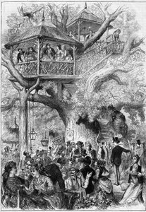 Party in Sceaux Park in 1873. av Unknown artist