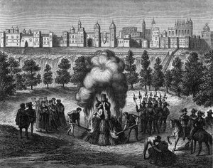 Forfølgelser av protestanter i England på 1500-tallet av Unknown Artist