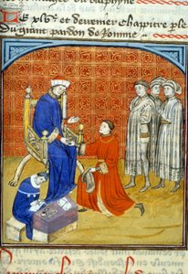 Philip VI, 512, 356r: Søknad om autorisasjon til Toulouse kommunale bibliotek (tlf: 05 62 27 66 66) av Unknown artist