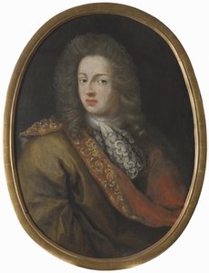 Philippe Christophe Comte de Kœnigsmark, kavalerioffiser ved hoffet i Hannover - Portrett av grev Philipp Christoph von Koenigsmarck (1665-1694), Anonym . Olje på lerret, Siste kvartal av 1600-tallet. Størrelse: 79x59 cm. Nationalmuseum Stockholm av Unknown artist
