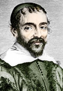 Pierre Gassendi (1592-1655), French philosopher, astronomer, mathematician and physicist. av Unknown artist