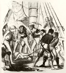 Pirater som plager George Withers av Unknown artist