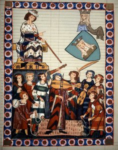 Troubadurenes poesi av mester Heinrich Frauenlob. av Unknown artist