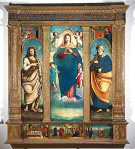 Polyptych av Madonnaen av Unknown artist
