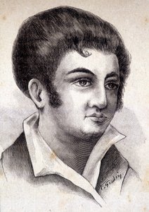 Portrett av Jean Flévée, intim korrespondent for Napoleon I (1767 - 1839) - i "" Les Contemporains", n.d. sent på 1800-tallet. av Unknown artist