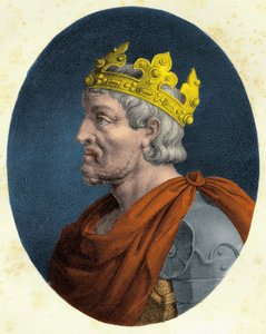 Portrait Pépin le Brief (v. 714 - 768). av Unknown artist