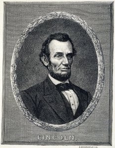 Portrett av Abraham Lincoln (1809¿1865), president i USA av Unknown artist