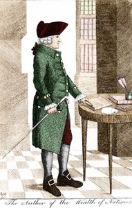 Portrett av Adam Smith (1723 - 1790), skotsk filosof og økonom. av Unknown artist