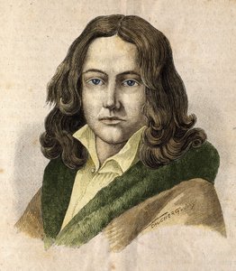 Portrait of Adelbert de Chamisso (1781 - 1838) - in “” Les Contemporains””, n.d. late 19th century. av Unknown artist
