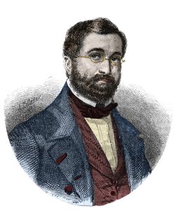 Portrett av Adolphe Adam (1803-1856), fransk komponist. av Unknown artist