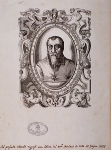 Portrett av Adrian Willaert (tresnitt) av Unknown artist