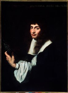 Portrett av Agostino Trombetti (1600-tallet) italiensk gitarist og sanger Anonym maleri. 17. århundre. Bologna, civico Museo Museo av Unknown artist