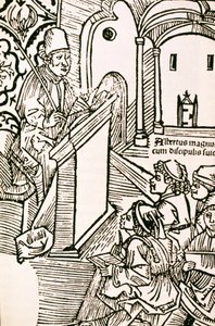 Portrett av Albert den store (Albert Magnus 1206-1280), Saint Albert den store (1205-1280) av Unknown artist