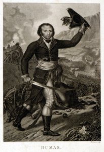 Portrett av Alexandre Davy Dumas (1762-1806), far til Alexandre Dumas far av Unknown artist