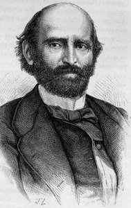 Portrett av Alexandre Glais-Bizoin (1800 - 1877). Gravering av slutten av 1800-tallet i "Histoire de France"" av H. Martin. av Unknown artist