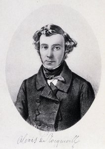 Portrett av Alexis de Tocqueville av Unknown artist