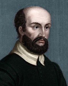 Portrett av Andrea Palladio (1508-1580), italiensk arkitekt. av Unknown artist