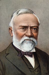 Portrett av Andrew Carnegie. av Unknown Artist