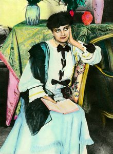 Portrett av Anna Mathieu de Noailles (Anna de Noailles) (1876 - 1933) brevkvinne. av Unknown artist