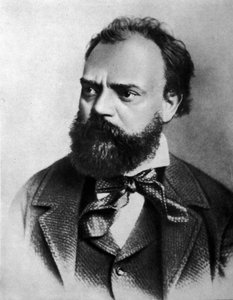 Portrett av Anton (Antonin) Dvorak (1841 - 1904), tsjekkisk komponist. av Unknown artist
