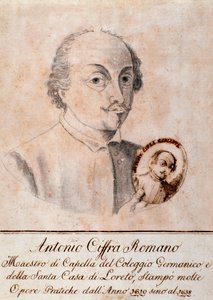 Portrett av Antonio Cifra (tegning) av Unknown artist